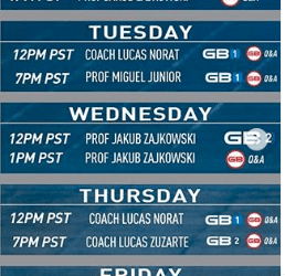 GB Online Schedule