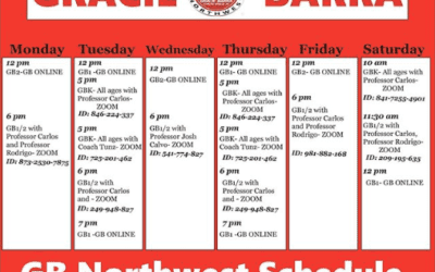 GB Northwest virtual schedule