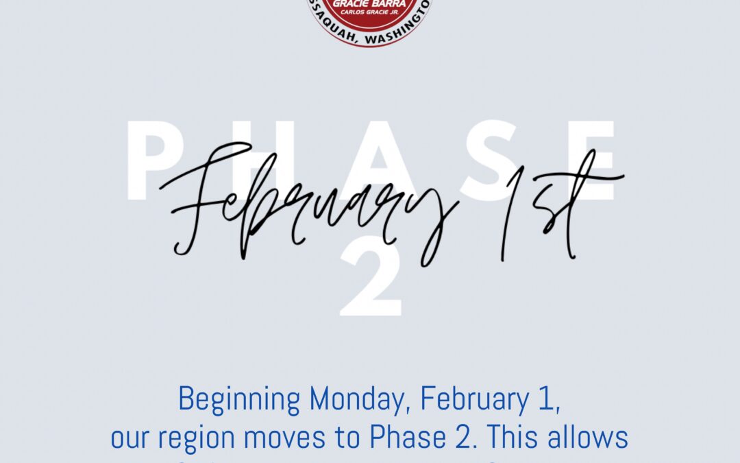 Phase 2 begins Monday, February 1st!