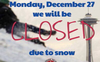 CLOSED! – Due to Snow