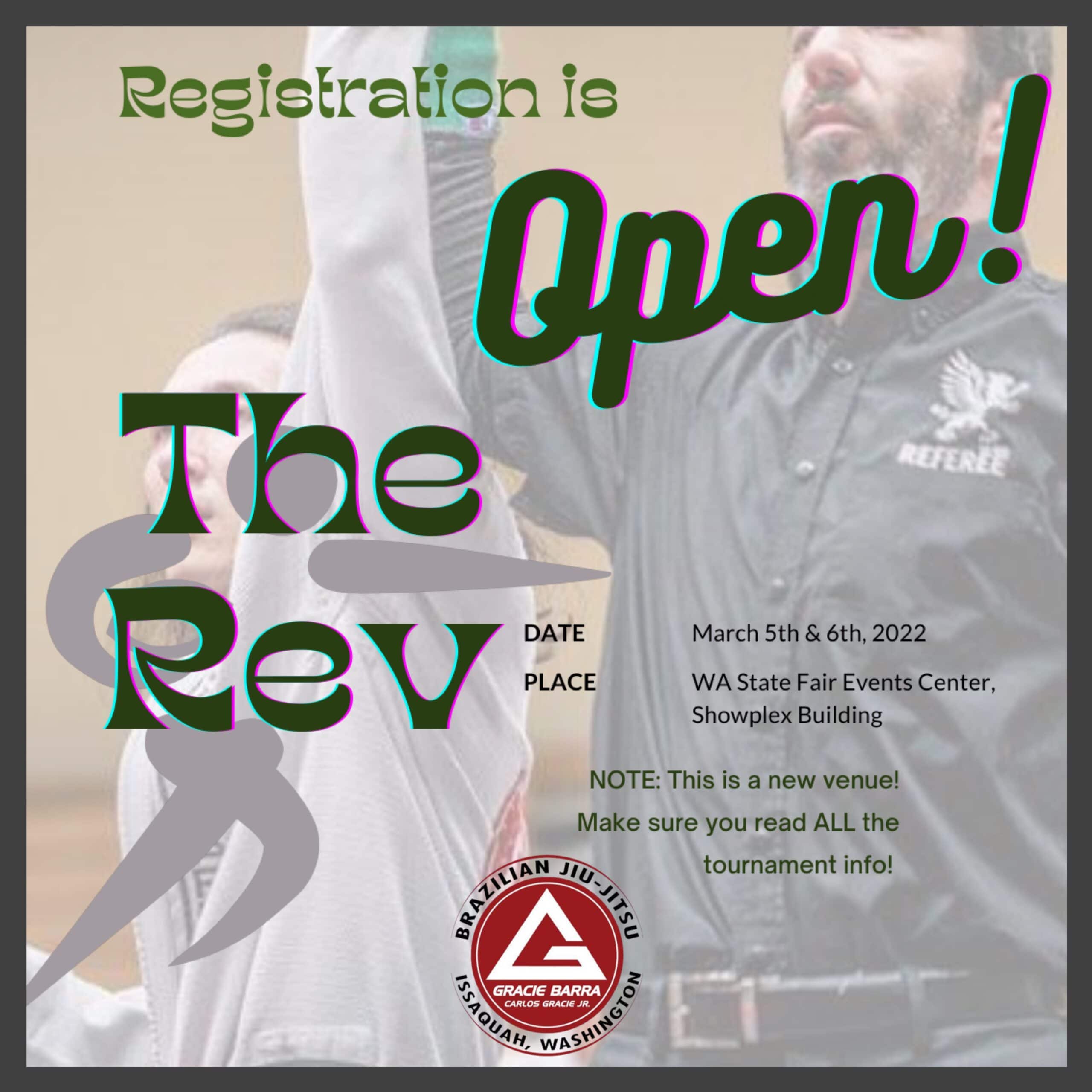 Registration is open for the revolution