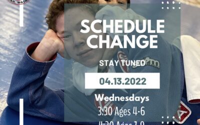Kids’ Team Schedule Change beginning April 13th