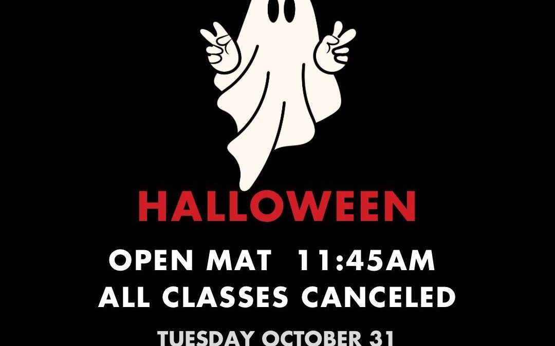 No Classes on Halloween Tuesday 10/31