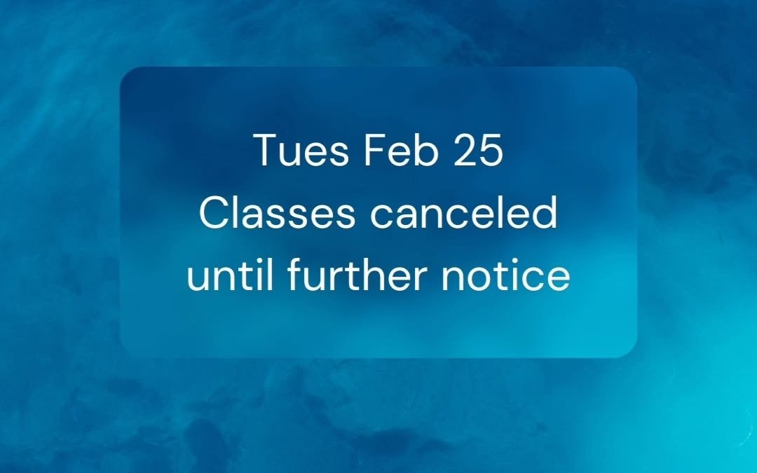 No Power – Classes Canceled until Power Restored