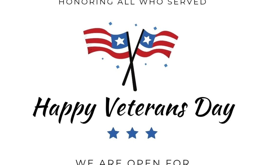 Normal Schedule for Veterans Day