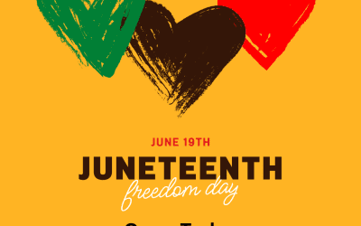 Normal Schedule for Juneteenth