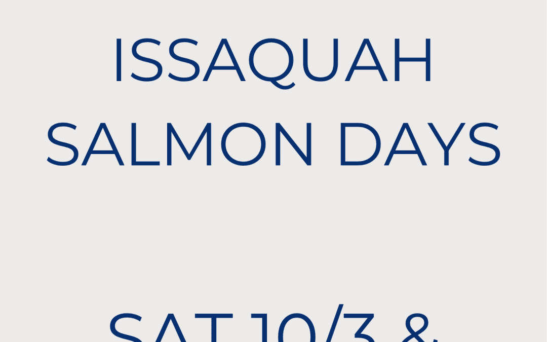 Gym is Closed during Issaquah Salmon Days 10/3 & 10/4