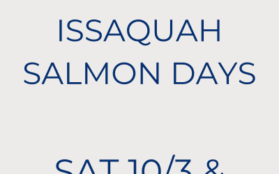 Gym is Closed during Issaquah Salmon Days 10/3 & 10/4